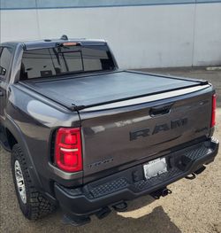 2009-2026 Toyota Tundra 5.7 ft Short Bed SyneticUSA Hard Aluminum Automatic Retractable Tonneau Cover w/ T-slot Rail System
