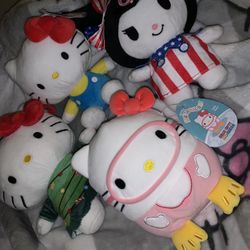 hello kitty plushes 