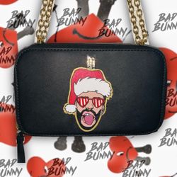 Bad Bunny Custom Handpainted Tommy Hilfiger Purse