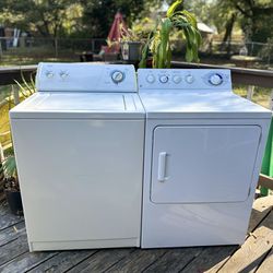 Washer Whirlpool And Dryer GE 
