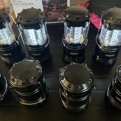 8 pack camping Lights - Battery Powered