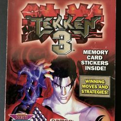 Tekken 3 Prima’s Official Strategy Guide Book