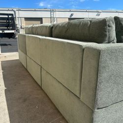 Albany Park Kova Box Cushion Sofa 122" Ottoman
