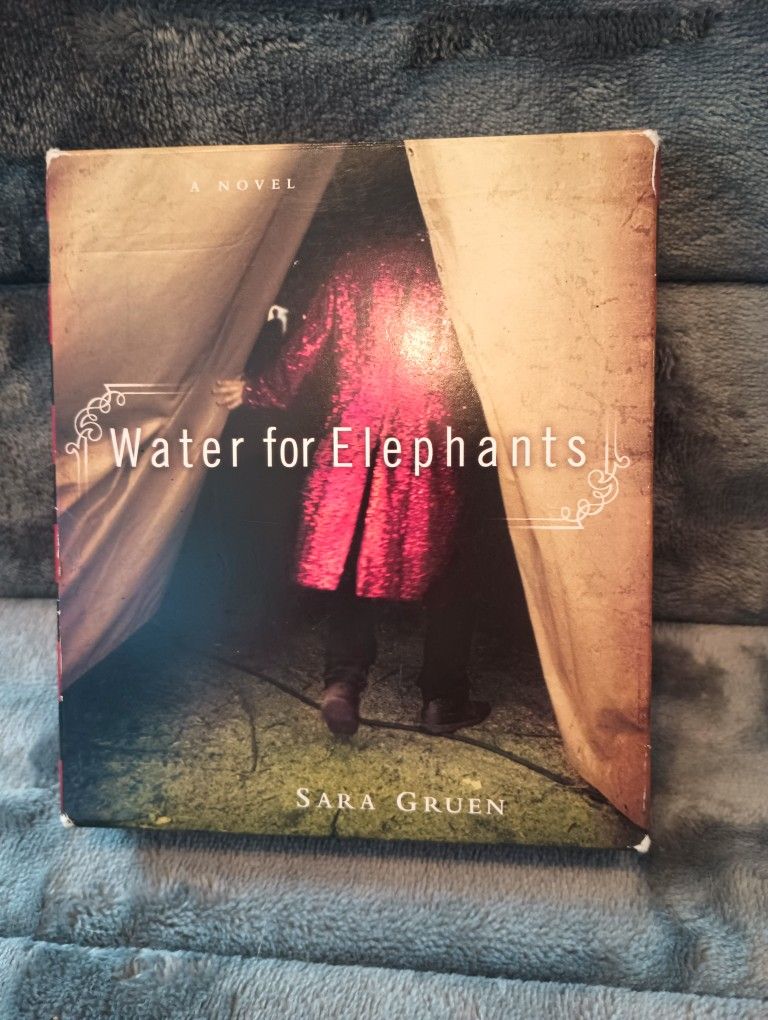 Water for Elephants Audio book 10CD’S Sara Gruen Unabridged A Novel W/11 1/2 Hrs