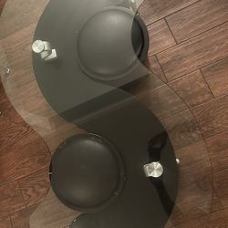 Coffee Table & End table with mini Stools