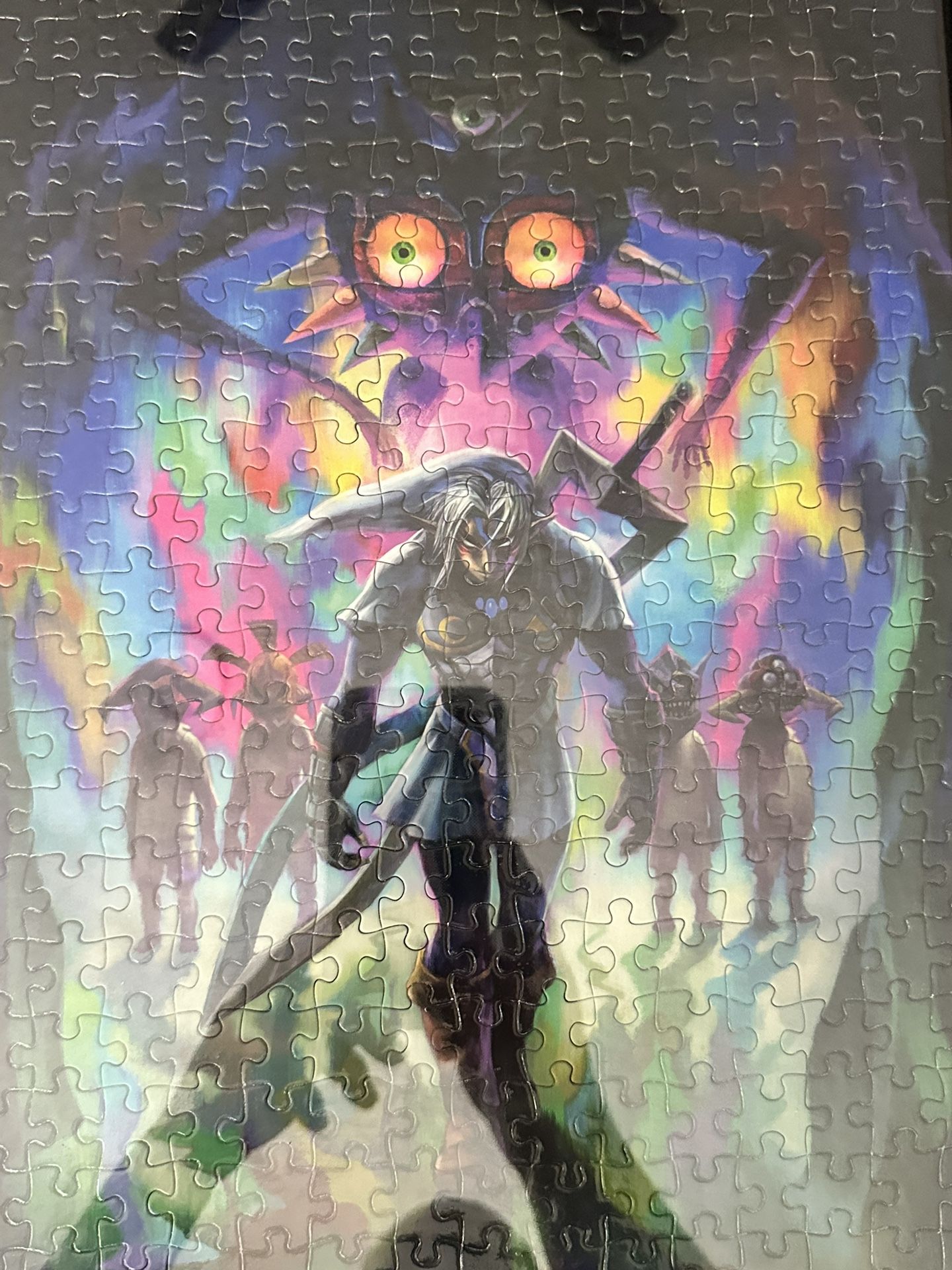 10x15 Zelda Majora’s Mask (GLOW IN THE DARK) Puzzle Frame