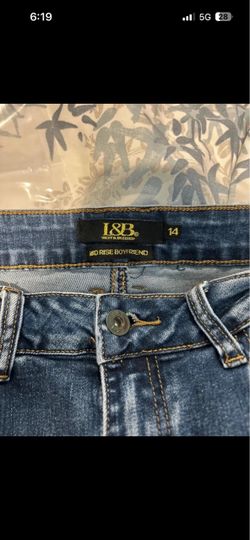 Lucky and Blessed blue jeans