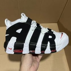 Nike Air More Uptempo Big air Pippen Panda Mid-top Retro Basketball Shoes Men's & Women's