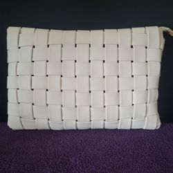 Anthropologie Woven Clutch/crossbody Bag