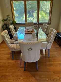 Dining table with chairs