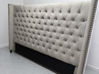 King Velvet Headboard