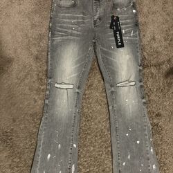 Purple jeans ( Flared size 32 )
