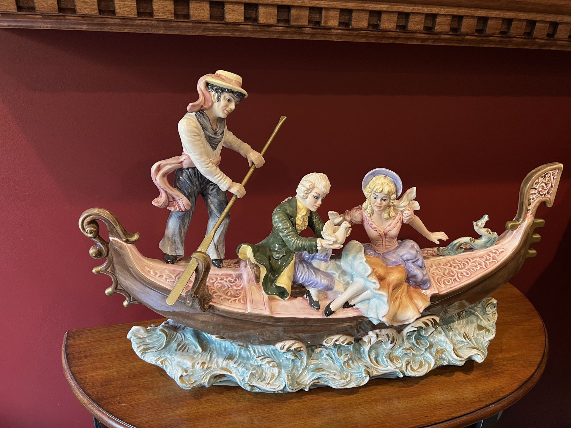 Exquisite Large Capodimonte Centerpiece