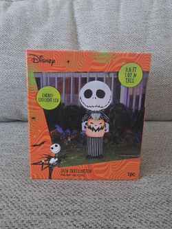 Disney Jack Skellington Airblown Inflatable 3.5 FT