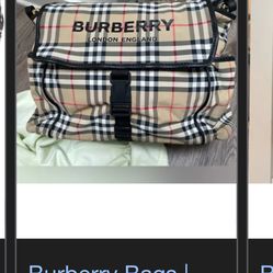 BURBERRY DIAPER BAG