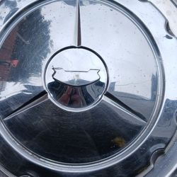 1957 Chevy Hubcaps Good Condition