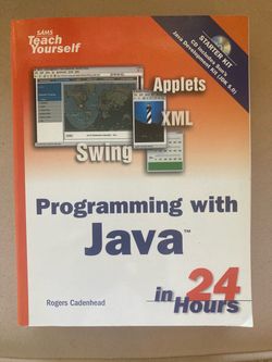 Learn Java programming book