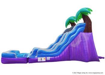 FOR SALE: Magic Jump Tropical Double Lane Water Slide – Brand New