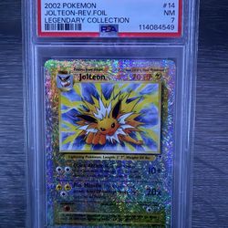 Jolteon 2002 Reverse Holo Legendary Collection Graded PSA
