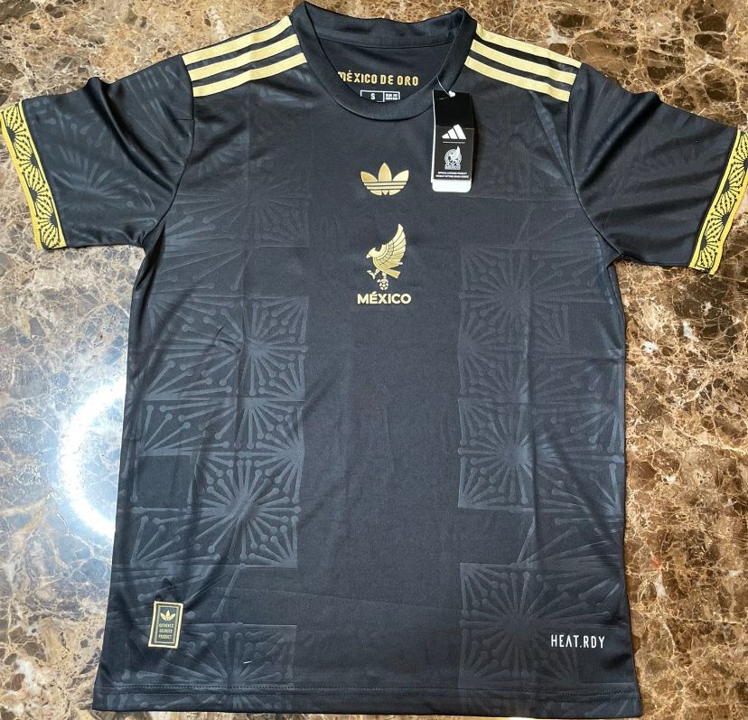 Size M short sleeve long sleeve 2xl available Soccer jersey Mexico  black jersey long sleeve 2025 🇲🇽 player version  and fan version Mexico de oro a