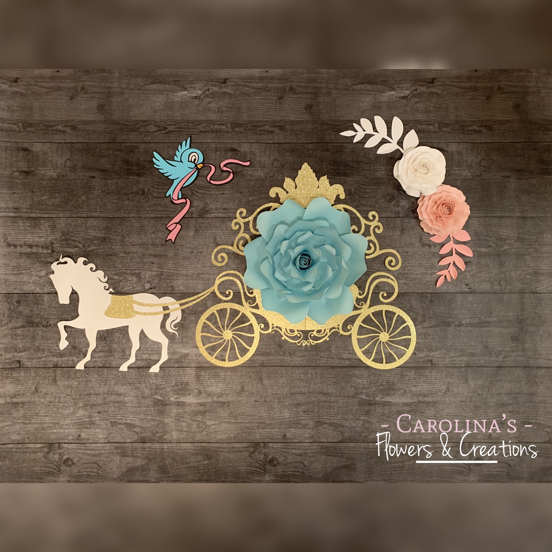 Cinderella’s Carriage Flower Set