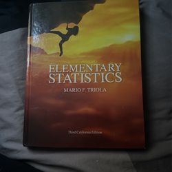 Elementary Statistics Mario F. Triola 3rd California Edition