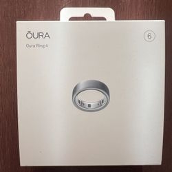 OURA RING 4 - SIZE 6 - SILVER