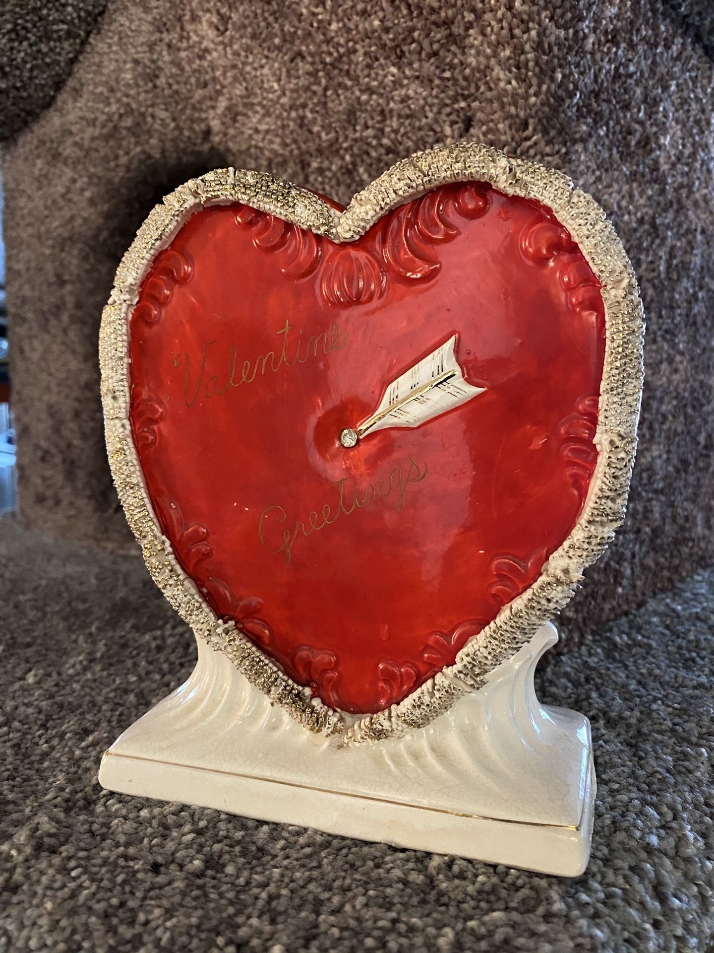 Vintage valentine planter