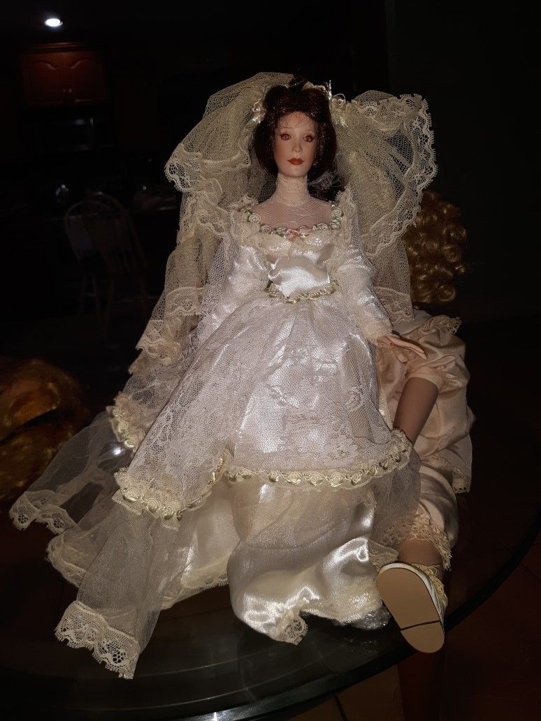 Bridal Antique Doll