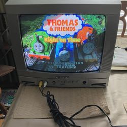 TruTech Model CR130tt8 13” CRT TV And Remote 