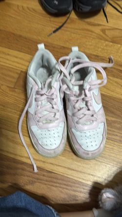 Pink Nike shoes