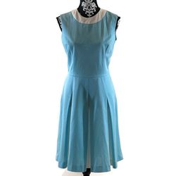 Barnsville Vintage Sleeveless Pleated Dress