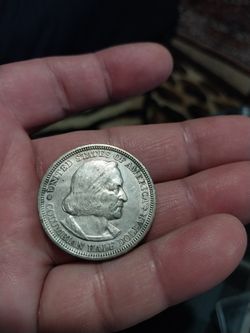 1893 Columbian Columbus Exposition Commemorative 90% Silver Half Dollar