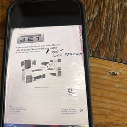 10x15 inch Woodworking Lathe with Extension