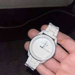 Coach Watch - White 