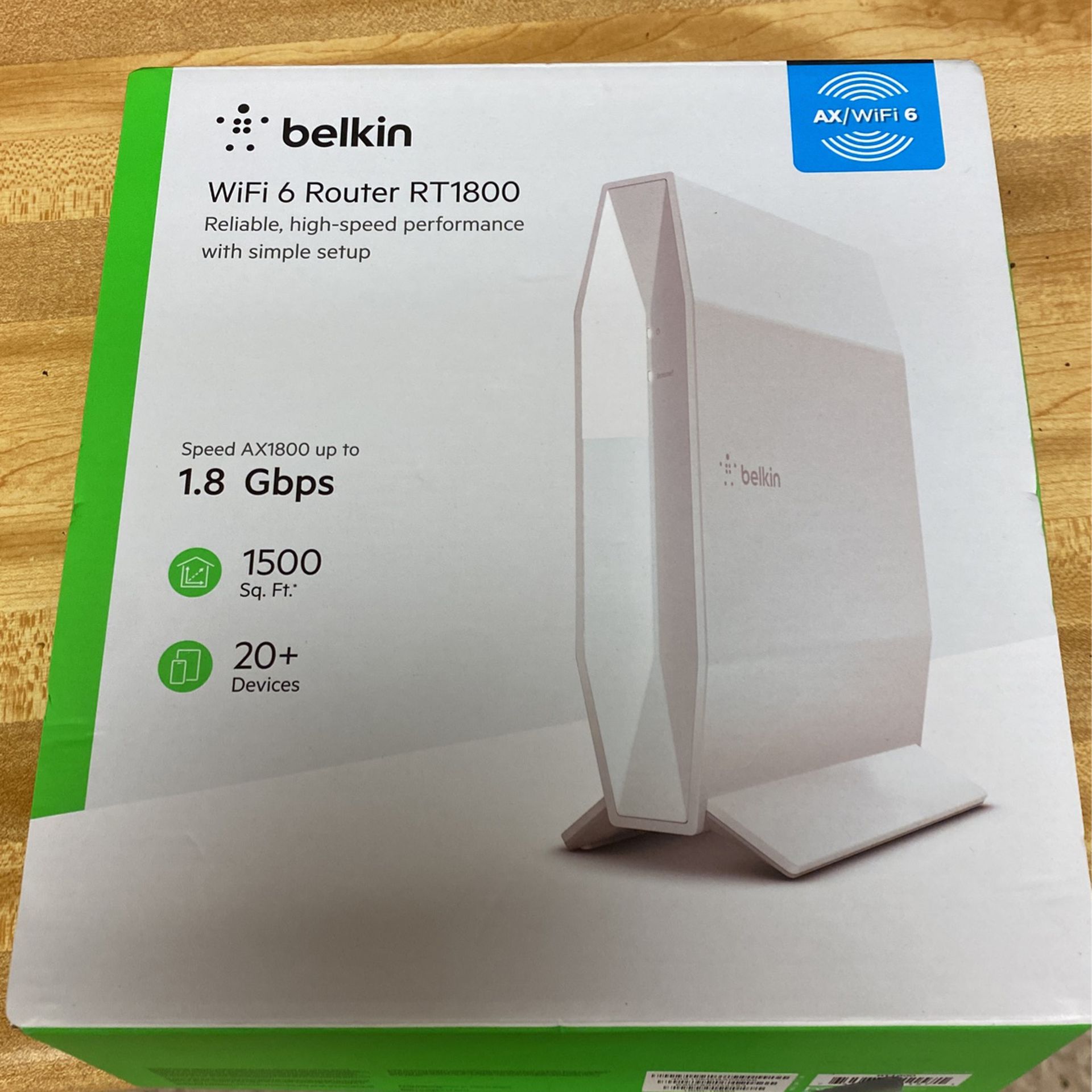 Belkin WiFi 6 Gaming Router 