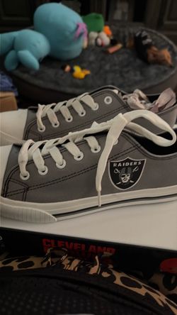 Raiders Converse like shoes
