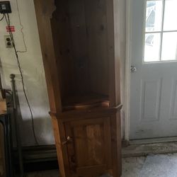Pine Corner Cupboard 