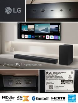 LG sound bar AND Bluetooth subwoofer