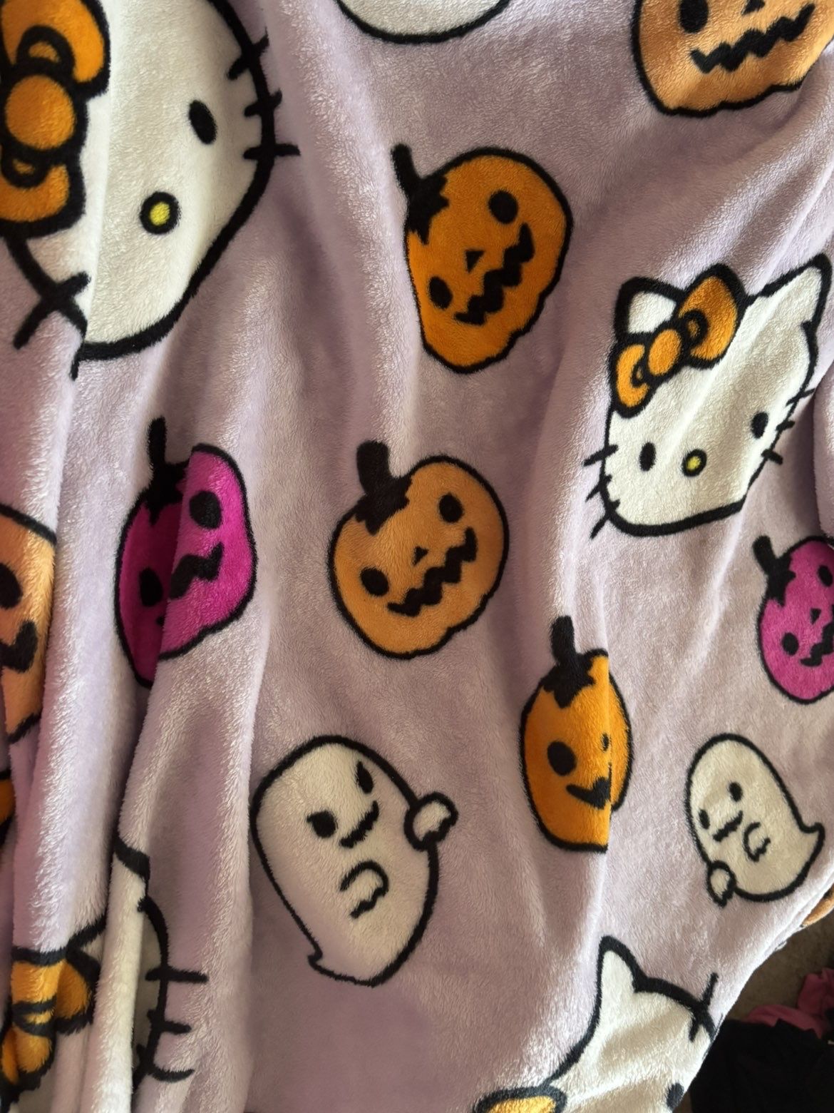 Hello kitty Halloween blanket