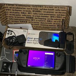 Handheld 1tB Valve OLED Version + Original Charger & Box With Accessories 