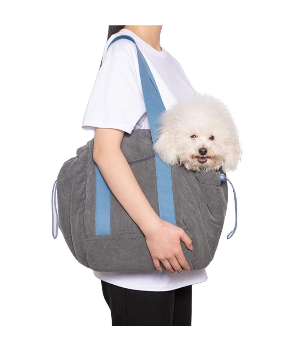 New EasyCarryCozy Dog Bag Carrier Comfortable Dog Sling Carrier for Small Dogs | Cat & Dog Carrying Sling Dog Purse Cushion Puppy Carrier for Small Do