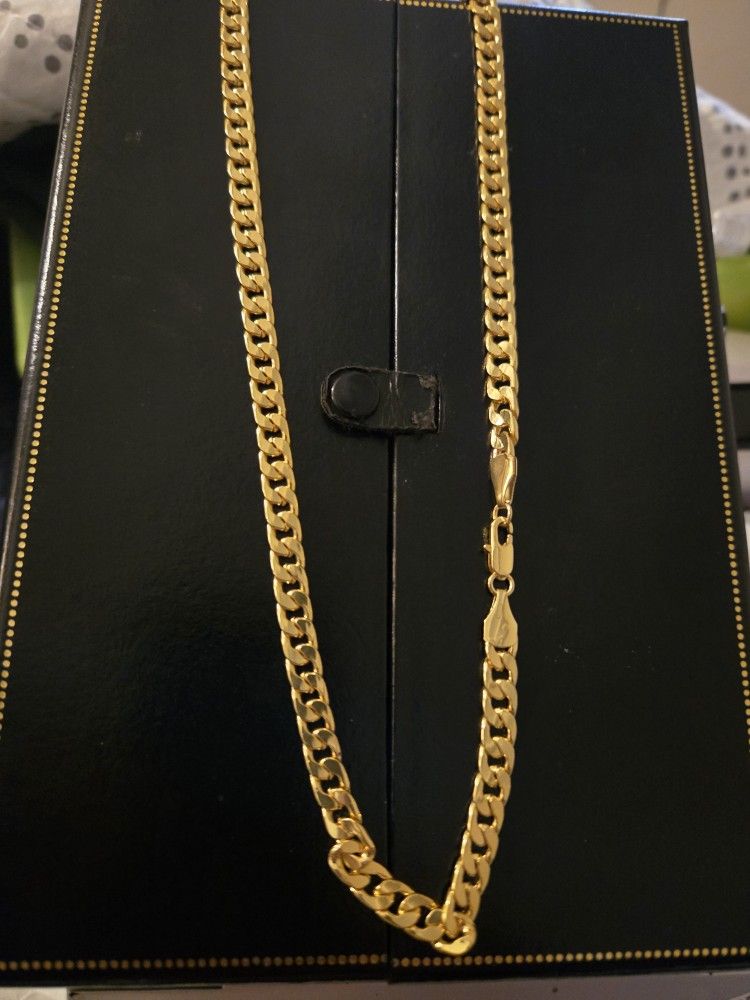 Gold Plated 17 Inch Chain
