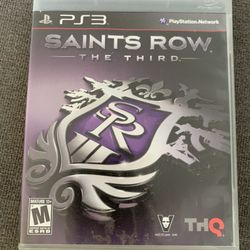 Saint's Row: The Third (Sony Playstation 3, 2011) Complete W/ Manual