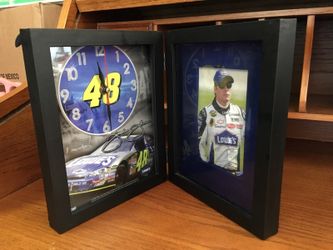 Jimmy Johnson number 48 NASCAR clock