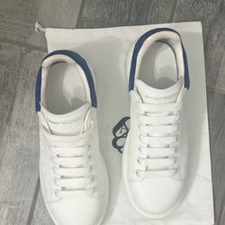 Alexander McQueen Navy Blue and White