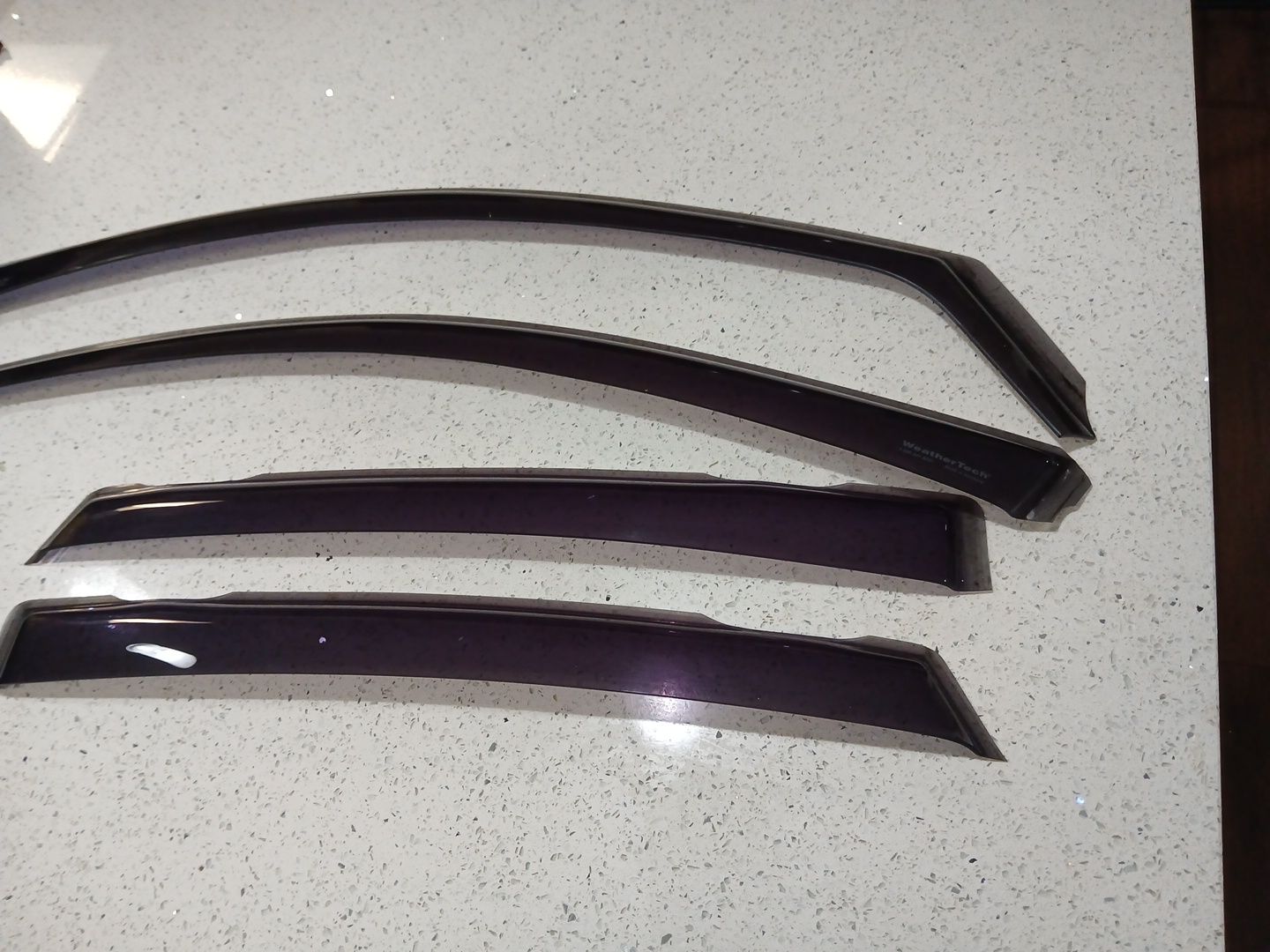 Weather Tech Window Rain Guards for Infiniti M37 & Q70