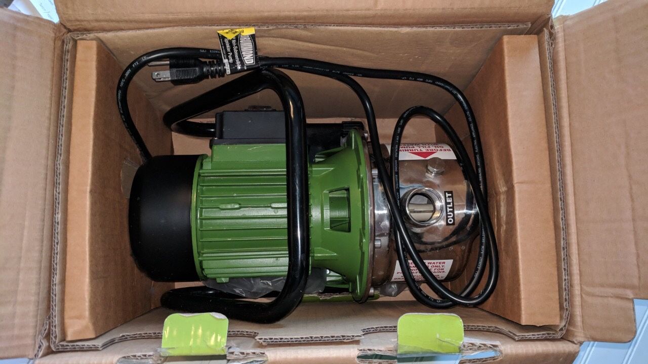 DRUMMOND 1 HP Portable Sprinkler Pump 1075 GPH