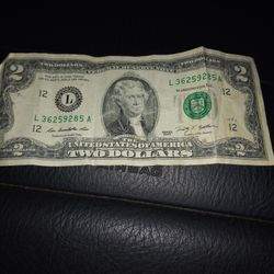 Two Dollar BILL