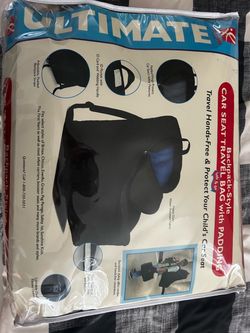 Car seat backpack for travel
